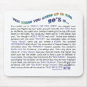 You know you grew up in the 90's if... mousepads