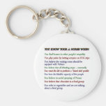 YOU KNOW YOUR A NURSE WHEN KEY CHAIN
