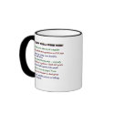 YOU KNOW YOUR A NURSE WHEN mugs