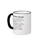 YOU KNOW YOUR A NURSE WHEN mugs