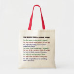 YOU KNOW YOUR A NURSE WHEN TOTE BAGS