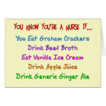 You Know You're A Nurse IF... cards