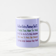 You Know You're a PHARMACY TECH IF... Mugs