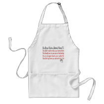You know you're a RETIRED NURSE IF... Apron
