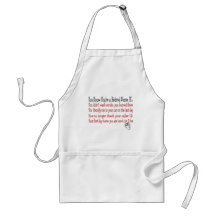 You know you're a RETIRED NURSE IF... Apron