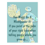You Know You're From Michigan When You Recognize T Postcards