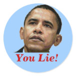 You Lie! Anti-Obama Stickers