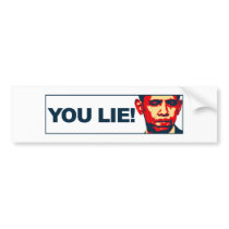 You lie! bumper stickers