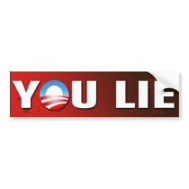 You Lie Bumper Sticker