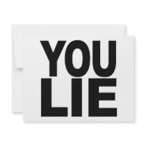 You Lie Personalized Invite