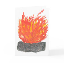 You light my campfire card