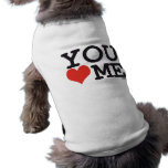 You love me pet clothing