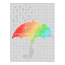 You Make Me Happy postcard