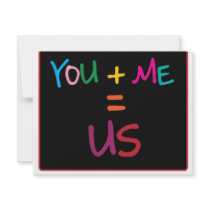 You + Me Personalized Invite