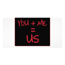 You + Me Custom Photo Card
