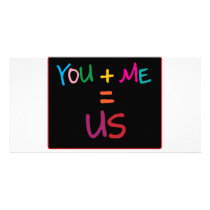 You + Me Custom Photo Card