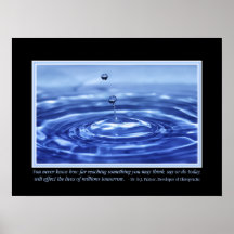 You Never Know B J Palmer Quote Poster