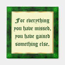You never miss a blessing magnet