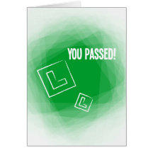 YOU PASSED GREETING CARD