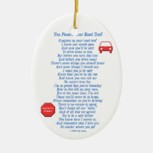 You Passed Road Test Christmas Tree Ornaments