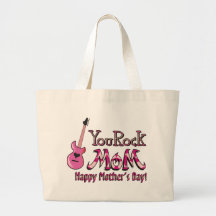 You Rock Mom T Shirt for Mother's Day Tote Bag