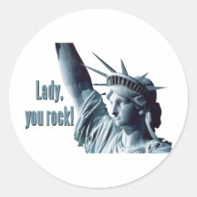 You Rock Round Stickers