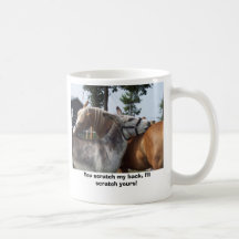 You scratch my back, I'll scratch yours! Mugs