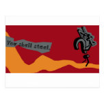 You shall not steal. postcards