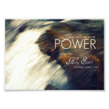 You Shall Receive Power 5x7 Photo Art