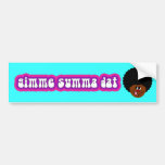 You should learn how to share bumper stickers