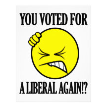 You voted for a liberal again!? letterhead template
