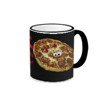 'you wanna piz'za me?' humourous parody Mug