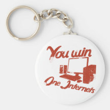 You win one Internets Key Chain