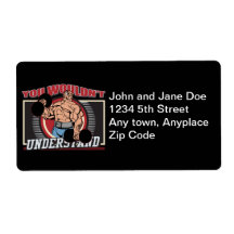 You Wouldn't Understand Bodybuilder Personalised Shipping Label