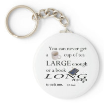 You'll never find a cup of tea key chains
