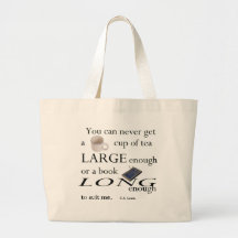 You'll never find a cup of tea tote bags