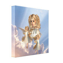 Young Angels Canvas Print