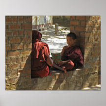 Young Burmese Monks Posters