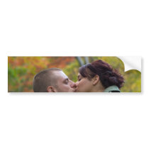 Young Couple Kissing Bumper Stickers