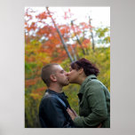 Young Couple Kissing Print