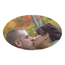 Young Couple Kissing Stickers