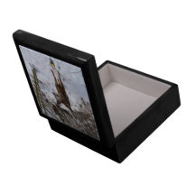Young Deer In Winter Keepsake Boxes