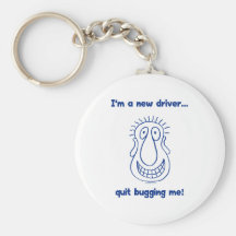 Young Driver Bug Off Keychain