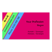 Young fashion cartes de visite professionnelles