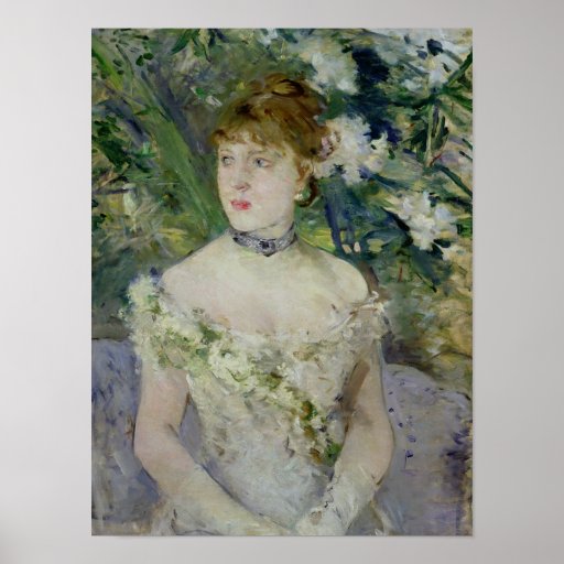 Young girl in a ball gown, 1879 posters