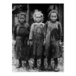 Young Girl Oyster Shuckers, early 1900s Postcards