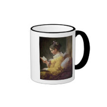 Young Girl Reading, c.1776 Coffee Mug