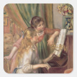Young Girls at the Piano, 1892 Sticker