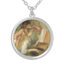 Young Girls at the Piano by Pierre Auguste Renoir Necklaces
