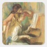 Young Girls at the Piano by Pierre Auguste Renoir Sticker